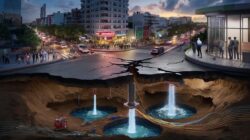 To stop cities from collapsing into the ground engineers flooded hollow oil reservoirs and sparked a fierce debate over who approved this global gamble