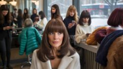 Goodbye layered bangs, the “full fringe” is the most rejuvenating hairstyle this winter