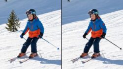 9-Second Visual Challenge: Spot the 3 Differences in the Boy Skiing Image
