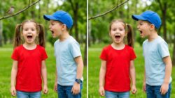 9-Second Visual Challenge: Spot the 3 Differences in the Girl and Boy Shouting Image