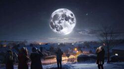 Snow Moon peaks – but there is still time to see it | UK News