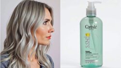 This styling product mistake makes gray hair look yellow and how to choose clear products to maintain brightness
