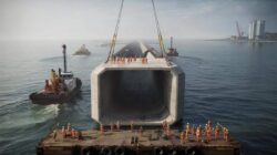 The world’s largest immersed tunnel is now under construction, using a building method never attempted at this scale